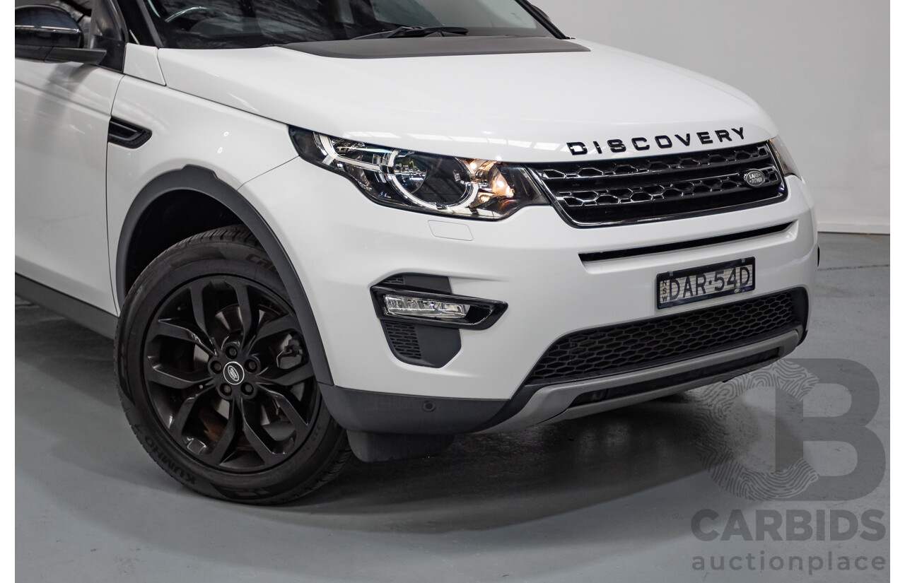 8/2015 Land Rover Discovery Sport TD4 SE LC 4d Wagon Fuji White Turbo Diesel 2.2L