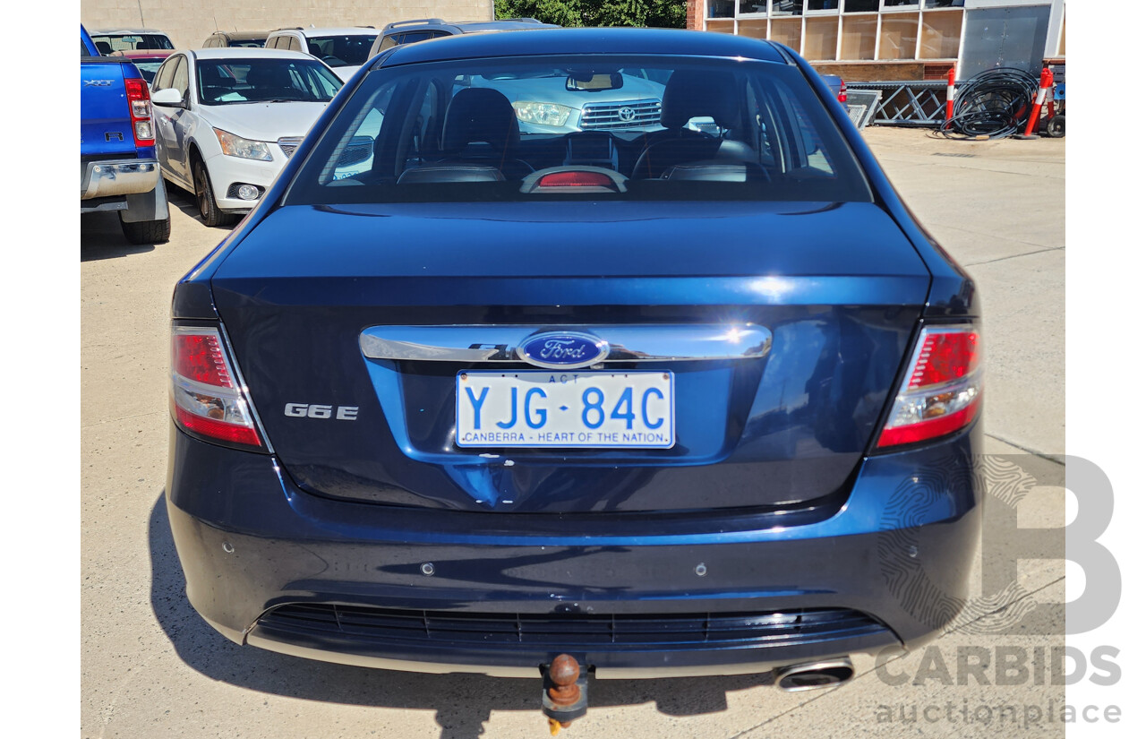 2/2012 Ford G6 E FG MK2 4d Sedan Blue 4.0L