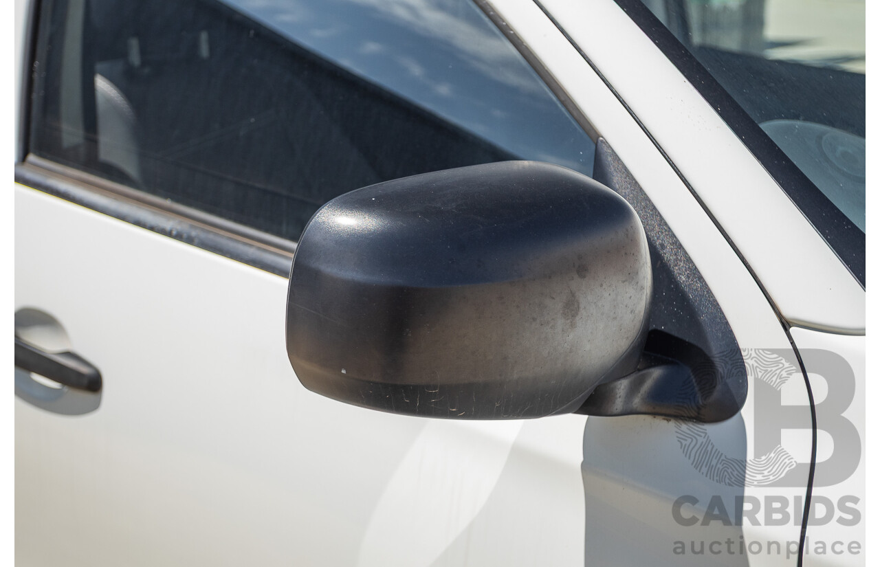 10/2016 Mitsubishi Triton GLX (4x4) MQ MY16 Dual Cab Utility Solid White Turbo Diesel 2.4L