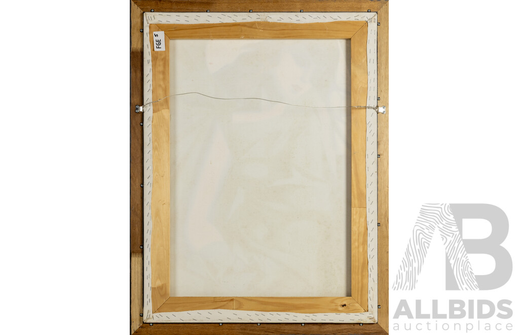 After Tamara De Lempicka, (19/20th Centuries, Polish, 1894-1980), Young Woman in Green, Reproduction Oil on Canvas After Original, 87 x 67 cm (frame)