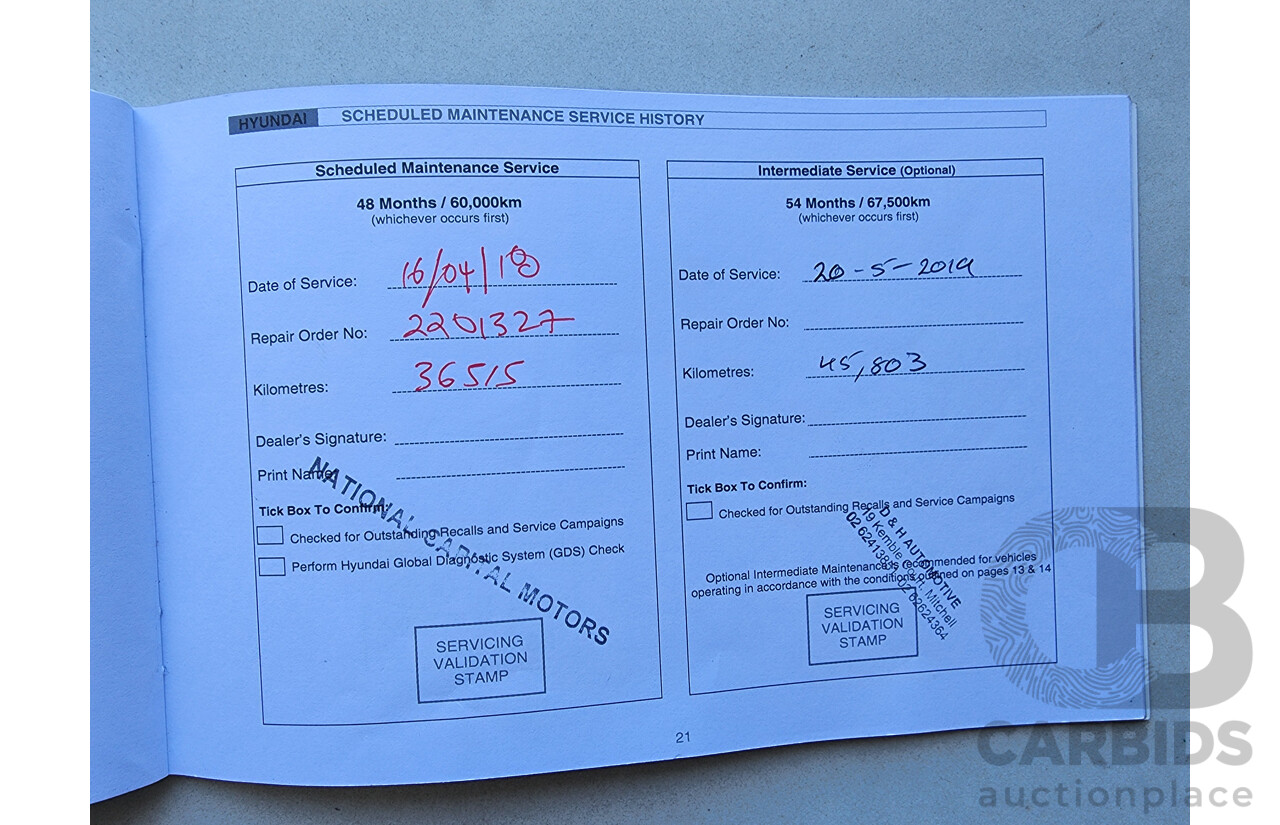 2/2014 Hyundai i30 Trophy GD MY14 5d Hatchback White 1.8L