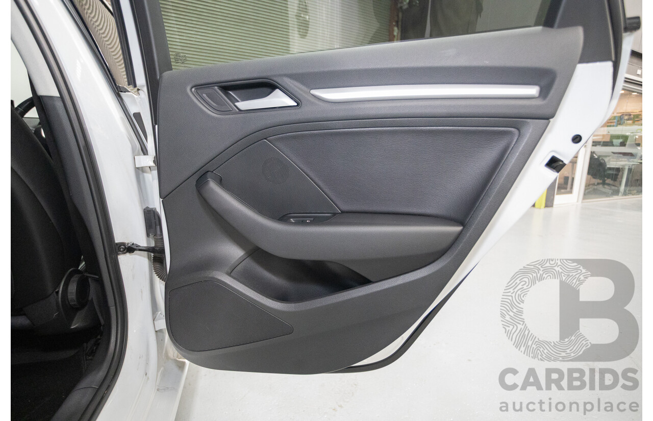 02/2015 Audi A3 1.4 TFSI ATTRACTION COD 8V MY14 4D Sedan Glacier White Turbo 1.4L