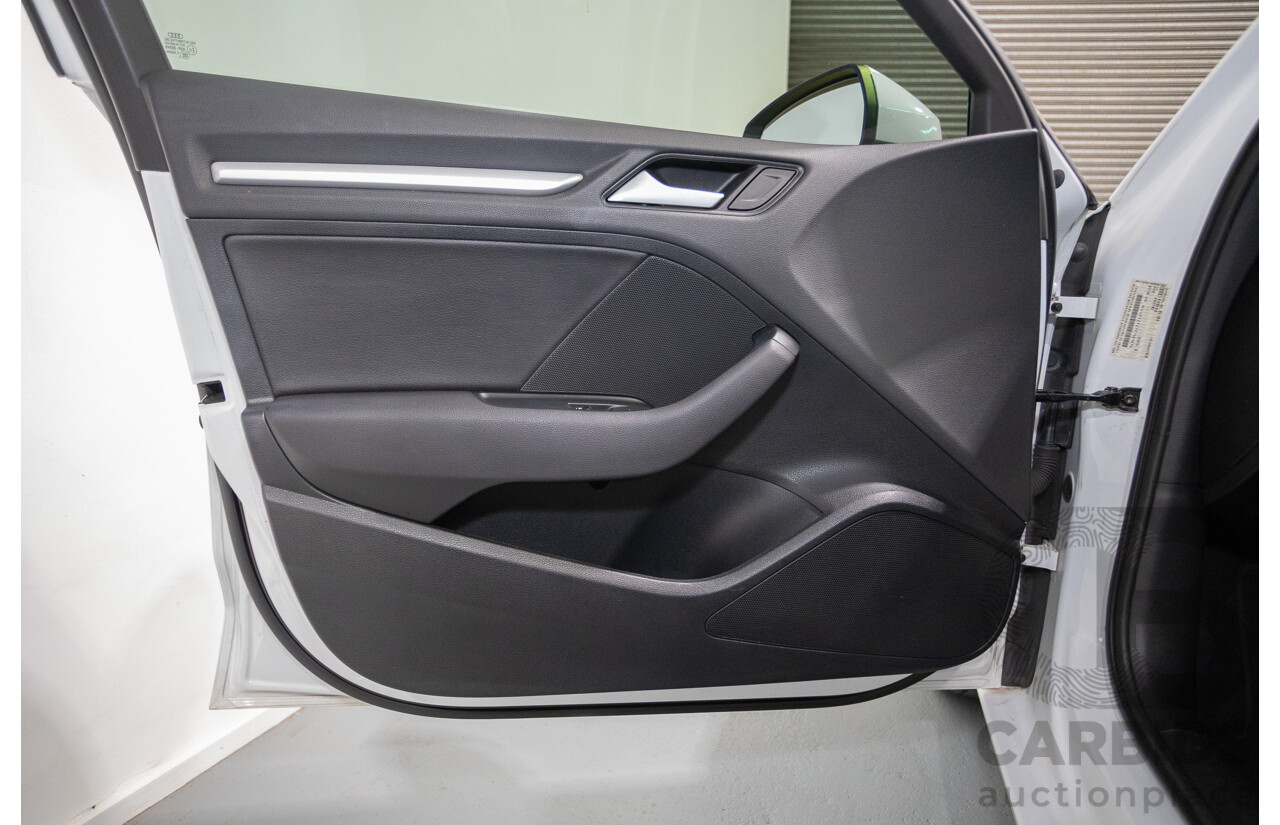 02/2015 Audi A3 1.4 TFSI ATTRACTION COD 8V MY14 4D Sedan Glacier White Turbo 1.4L