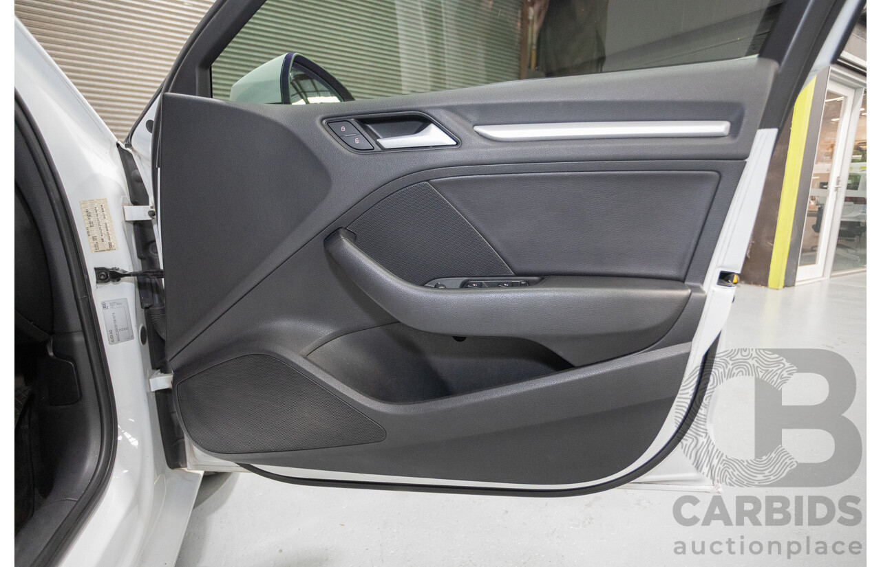 02/2015 Audi A3 1.4 TFSI ATTRACTION COD 8V MY14 4D Sedan Glacier White Turbo 1.4L