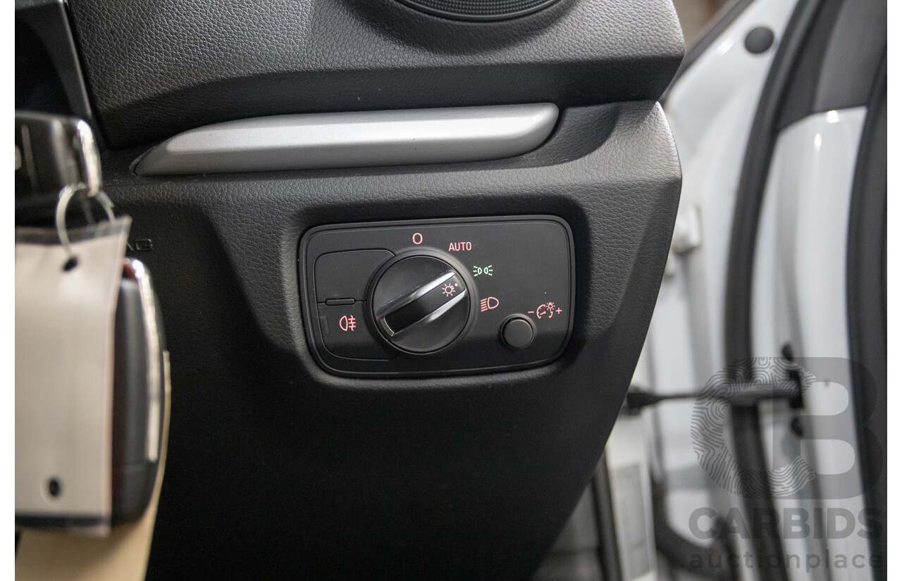 02/2015 Audi A3 1.4 TFSI ATTRACTION COD 8V MY14 4D Sedan Glacier White Turbo 1.4L