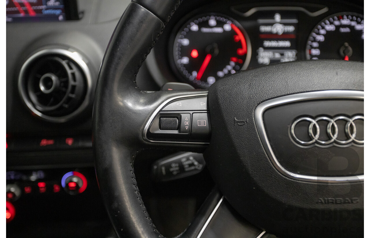 02/2015 Audi A3 1.4 TFSI ATTRACTION COD 8V MY14 4D Sedan Glacier White Turbo 1.4L