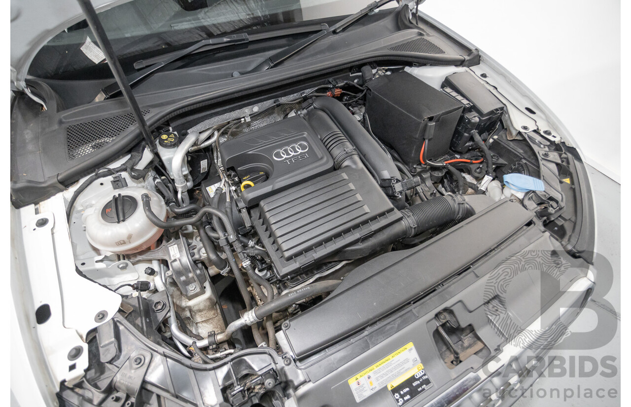 02/2015 Audi A3 1.4 TFSI ATTRACTION COD 8V MY14 4D Sedan Glacier White Turbo 1.4L