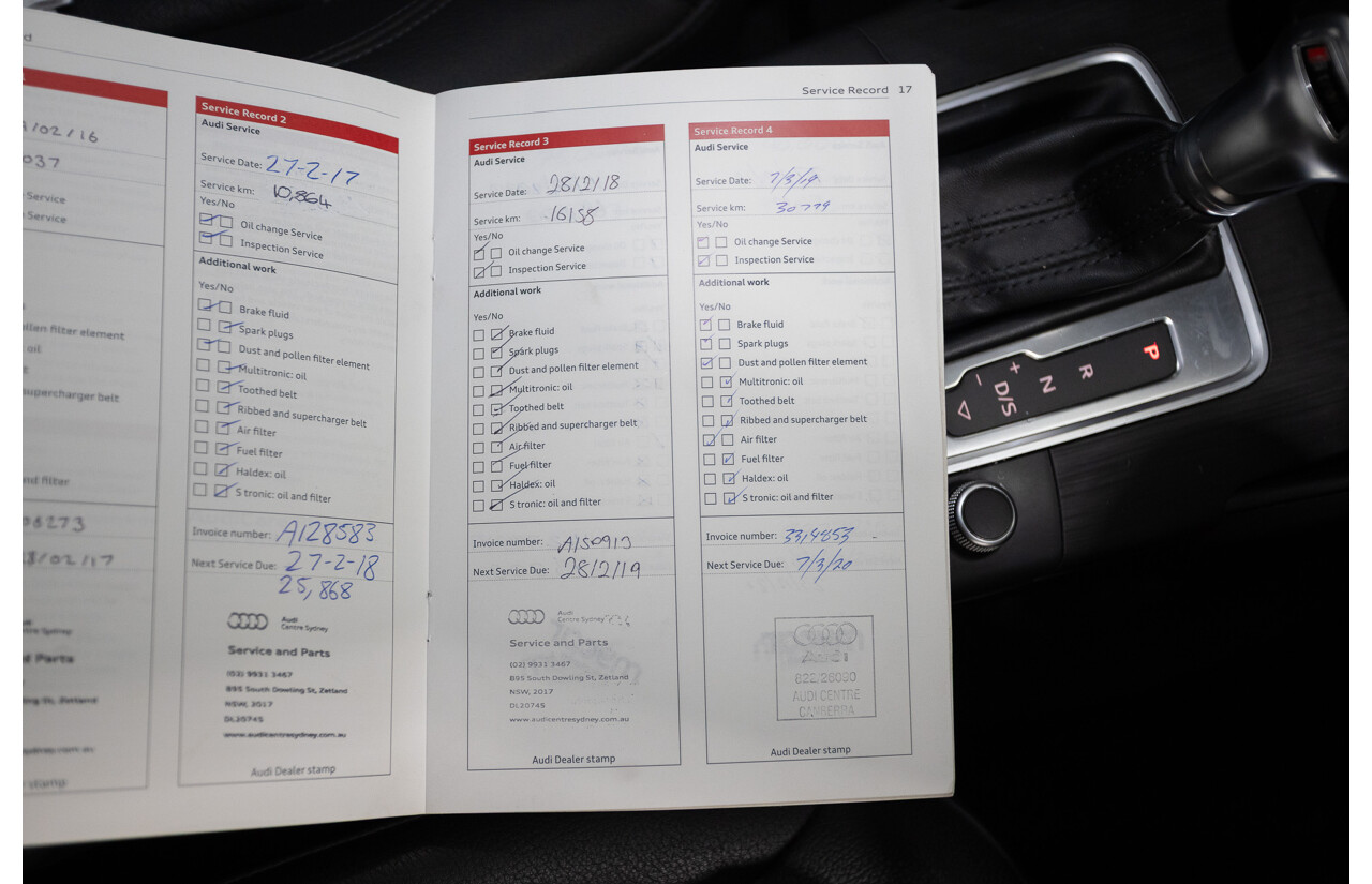 02/2015 Audi A3 1.4 TFSI ATTRACTION COD 8V MY14 4D Sedan Glacier White Turbo 1.4L