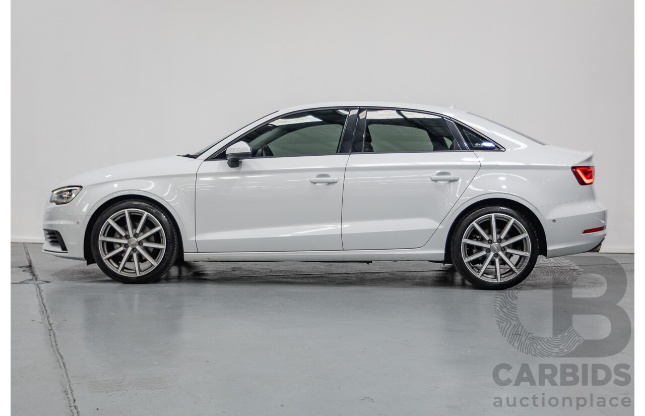 02/2015 Audi A3 1.4 TFSI ATTRACTION COD 8V MY14 4D Sedan Glacier White Turbo 1.4L