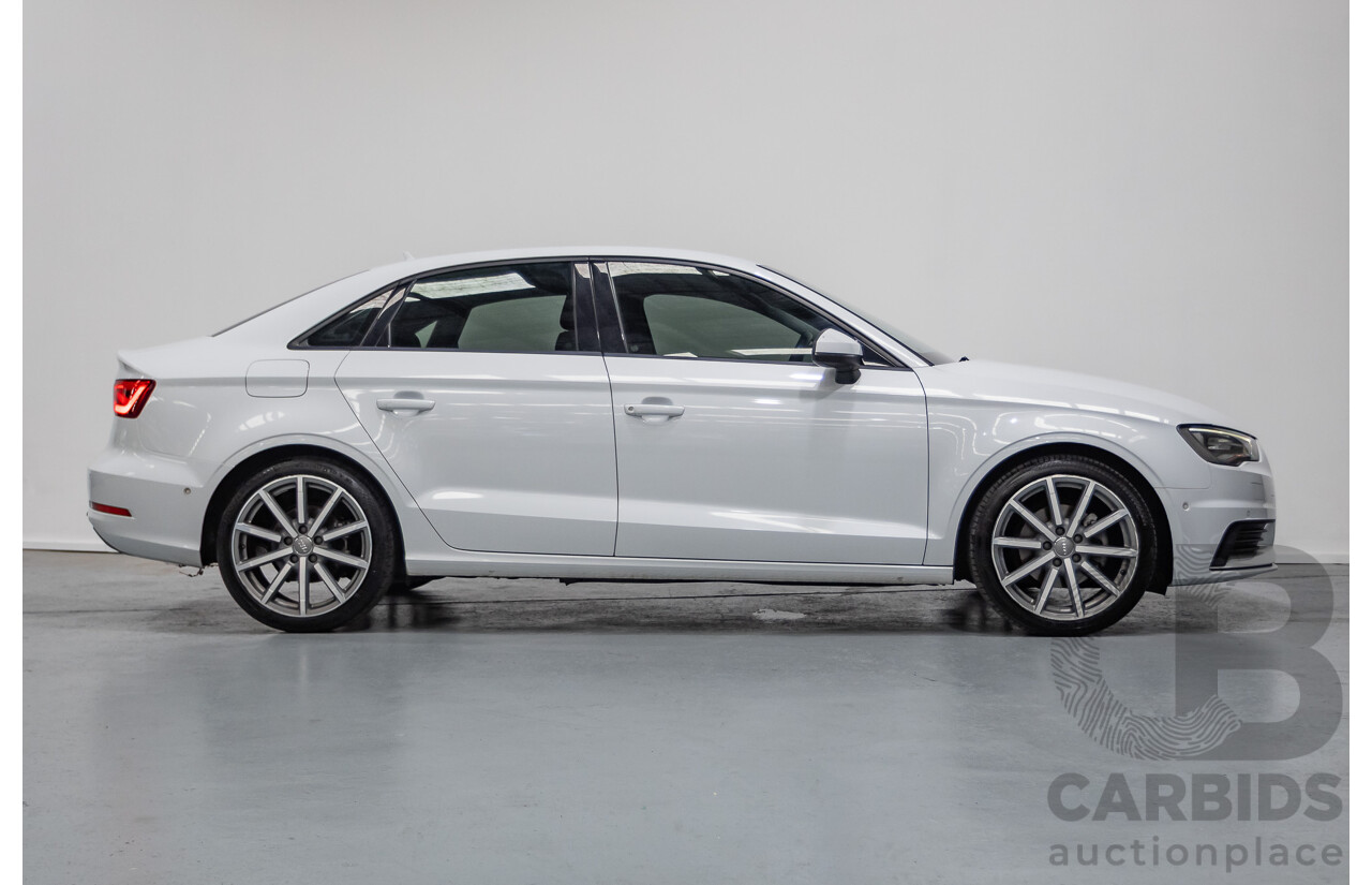 02/2015 Audi A3 1.4 TFSI ATTRACTION COD 8V MY14 4D Sedan Glacier White Turbo 1.4L