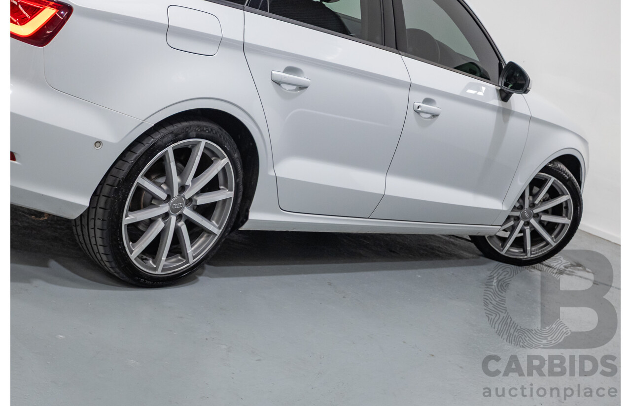 02/2015 Audi A3 1.4 TFSI ATTRACTION COD 8V MY14 4D Sedan Glacier White Turbo 1.4L