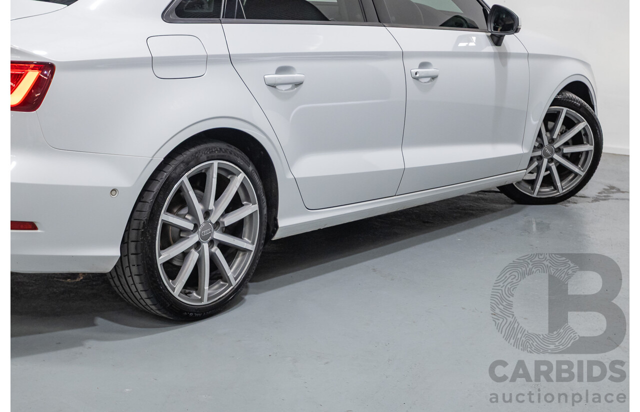 02/2015 Audi A3 1.4 TFSI ATTRACTION COD 8V MY14 4D Sedan Glacier White Turbo 1.4L