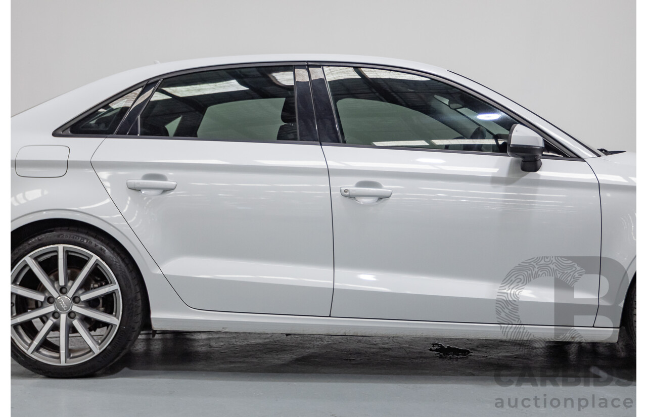 02/2015 Audi A3 1.4 TFSI ATTRACTION COD 8V MY14 4D Sedan Glacier White Turbo 1.4L