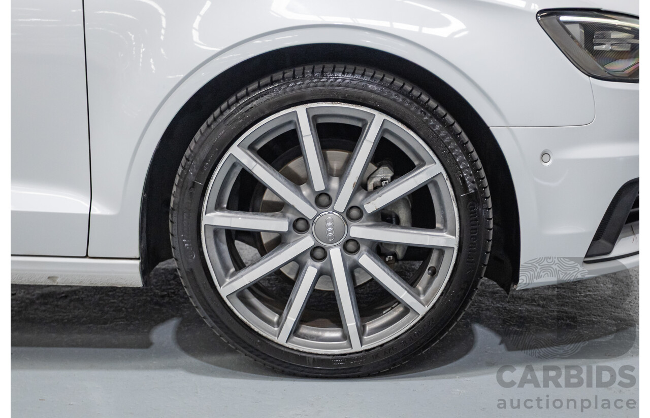 02/2015 Audi A3 1.4 TFSI ATTRACTION COD 8V MY14 4D Sedan Glacier White Turbo 1.4L