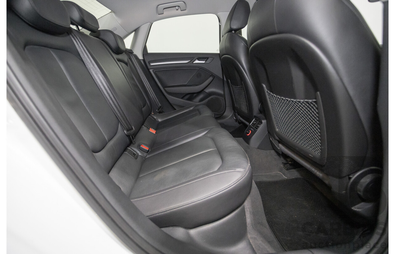 02/2015 Audi A3 1.4 TFSI ATTRACTION COD 8V MY14 4D Sedan Glacier White Turbo 1.4L