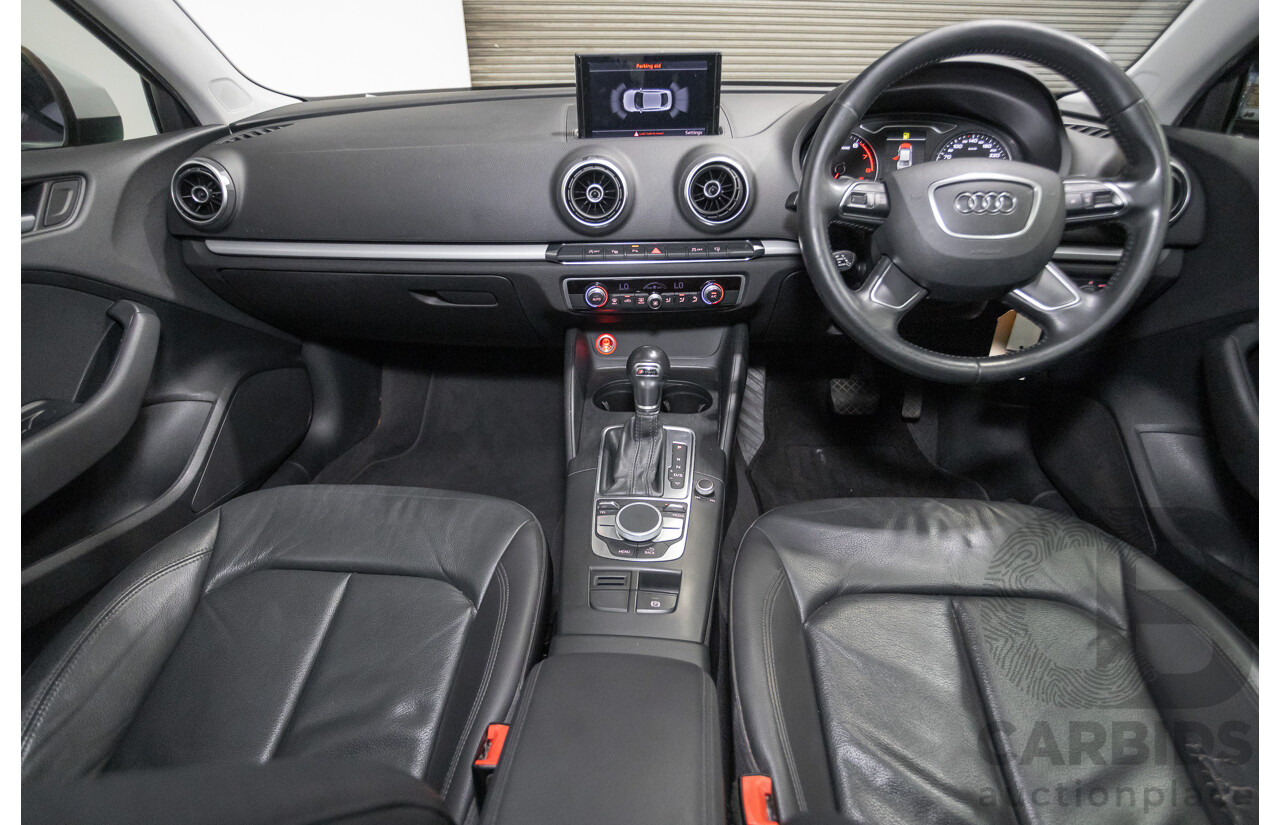 02/2015 Audi A3 1.4 TFSI ATTRACTION COD 8V MY14 4D Sedan Glacier White Turbo 1.4L