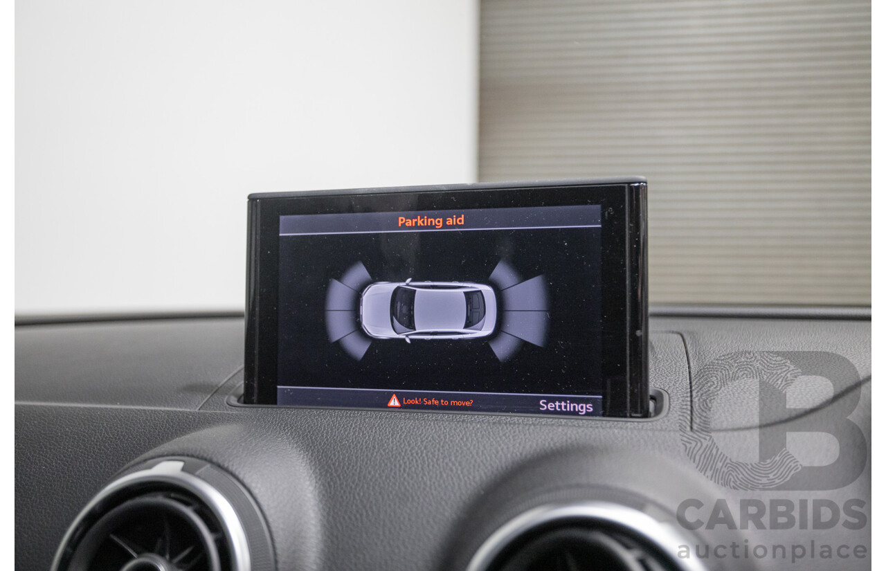 02/2015 Audi A3 1.4 TFSI ATTRACTION COD 8V MY14 4D Sedan Glacier White Turbo 1.4L