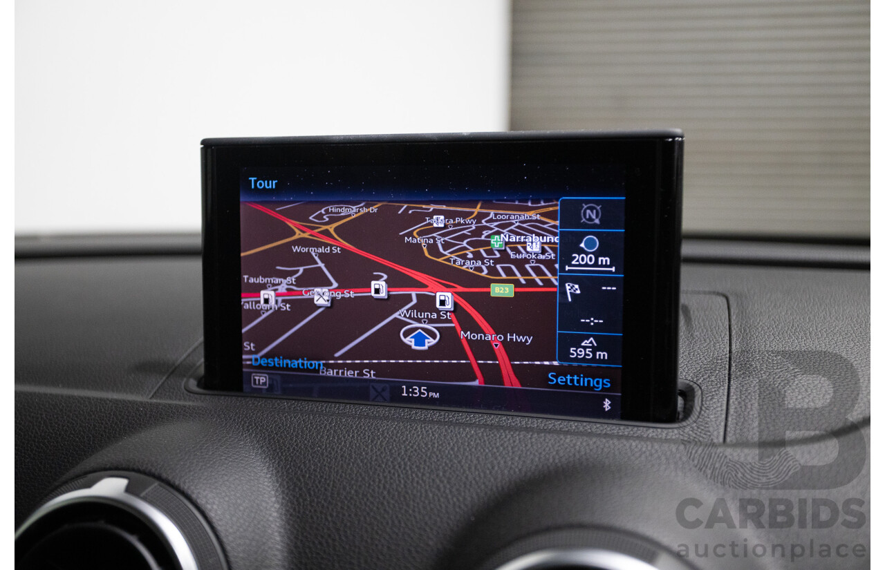 02/2015 Audi A3 1.4 TFSI ATTRACTION COD 8V MY14 4D Sedan Glacier White Turbo 1.4L