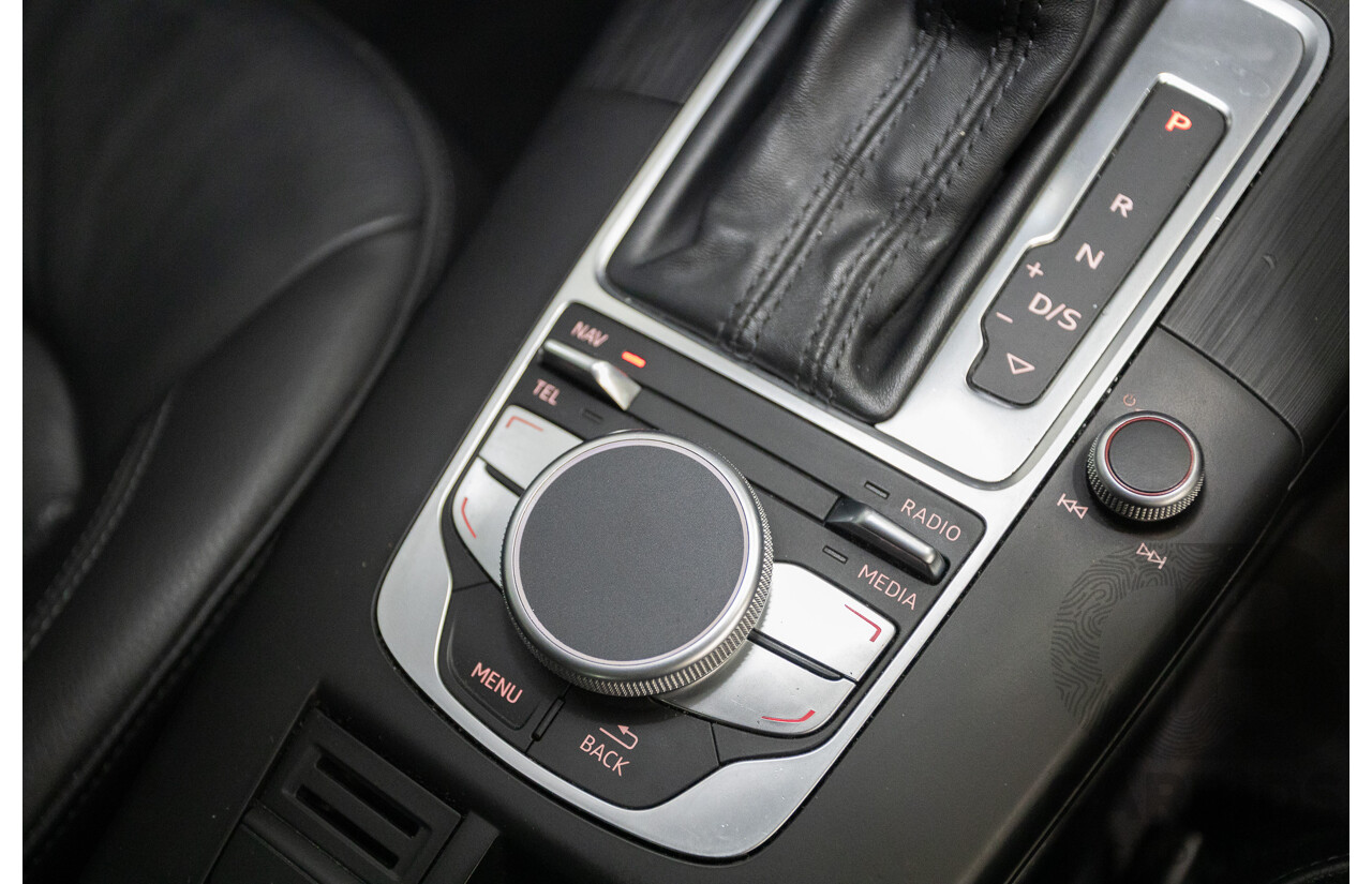 02/2015 Audi A3 1.4 TFSI ATTRACTION COD 8V MY14 4D Sedan Glacier White Turbo 1.4L