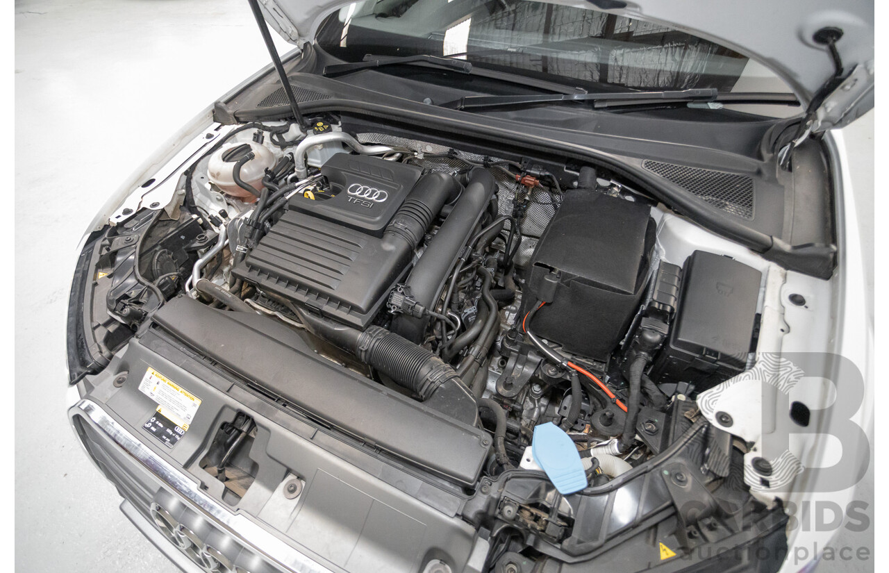 02/2015 Audi A3 1.4 TFSI ATTRACTION COD 8V MY14 4D Sedan Glacier White Turbo 1.4L