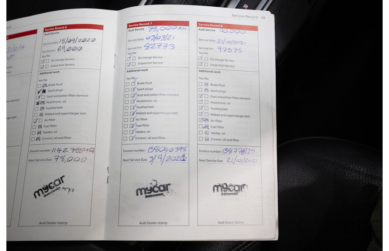 02/2015 Audi A3 1.4 TFSI ATTRACTION COD 8V MY14 4D Sedan Glacier White Turbo 1.4L