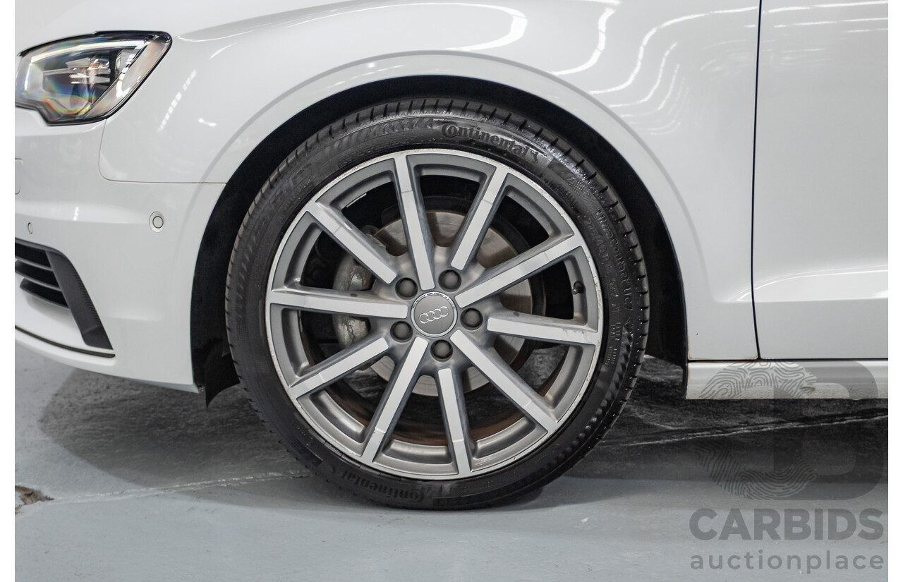 02/2015 Audi A3 1.4 TFSI ATTRACTION COD 8V MY14 4D Sedan Glacier White Turbo 1.4L