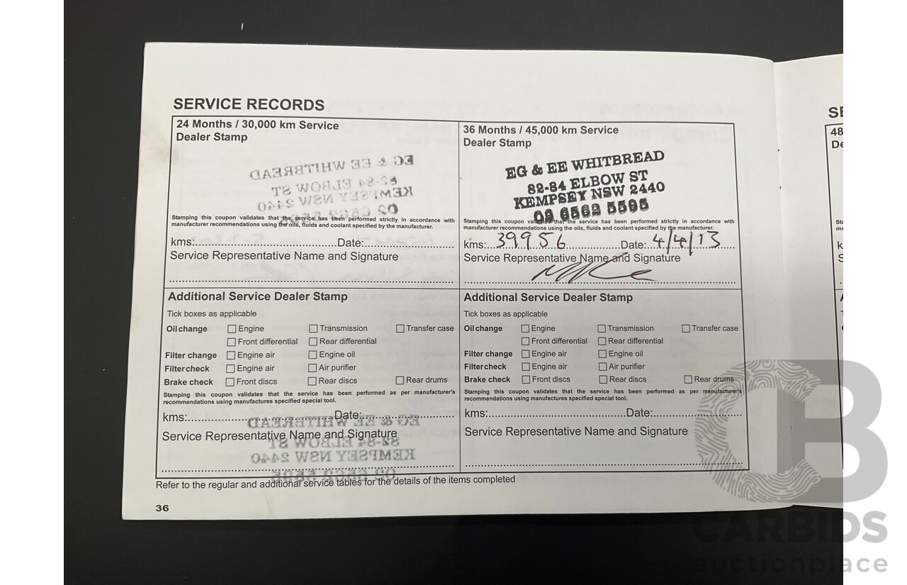 1/2012 Mitsubishi Triton GLX (4x4) MN MY12 Double Cab Utility Solid White Diesel Turbo 2.5L