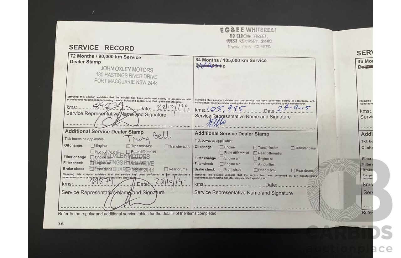 1/2012 Mitsubishi Triton GLX (4x4) MN MY12 Double Cab Utility Solid White Diesel Turbo 2.5L