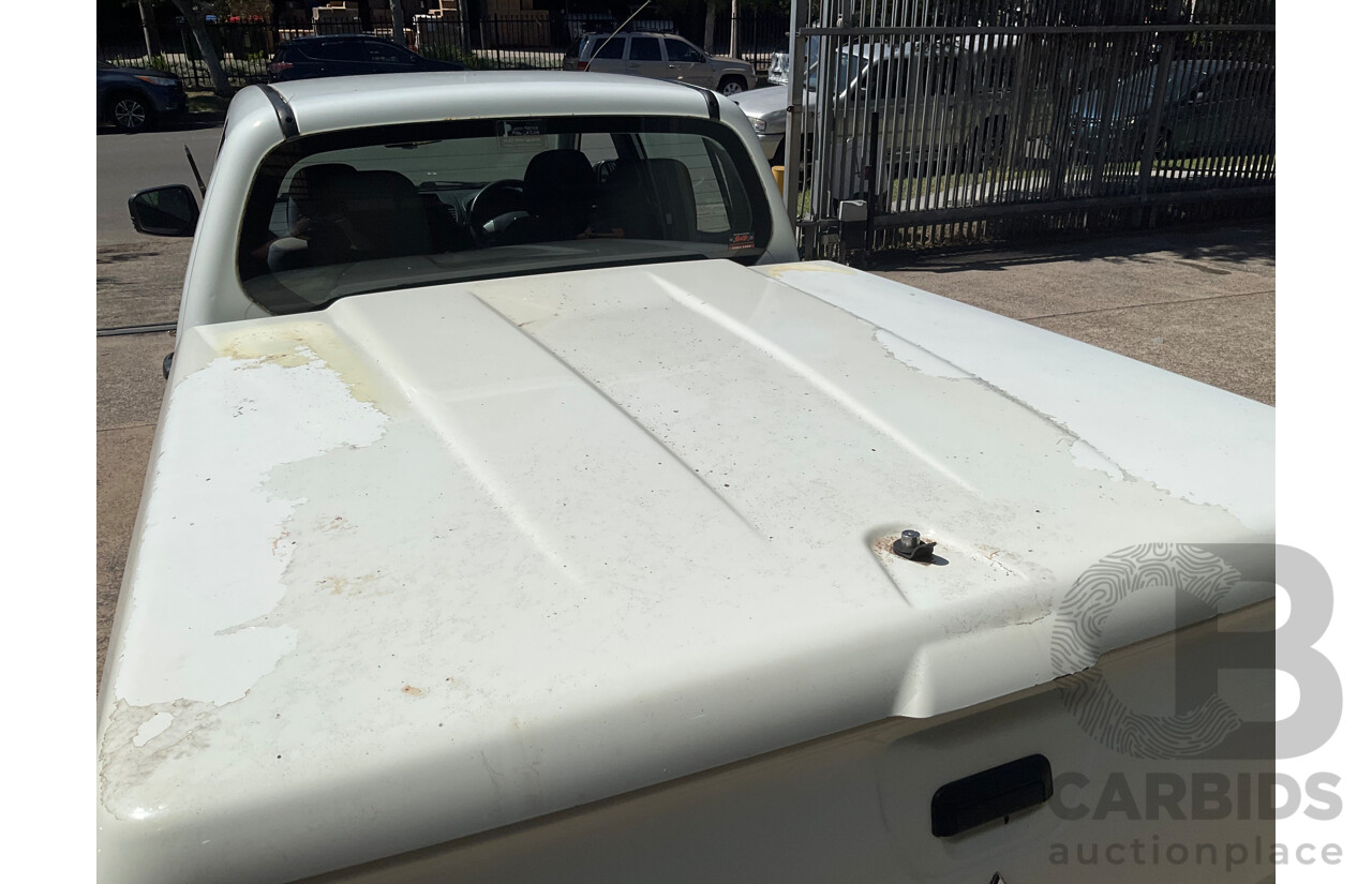 1/2012 Mitsubishi Triton GLX (4x4) MN MY12 Double Cab Utility Solid White Diesel Turbo 2.5L