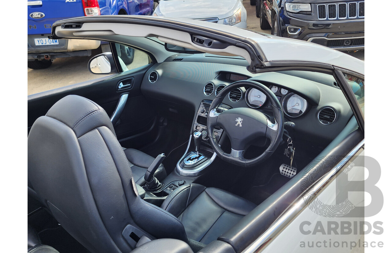 2/2015 Peugeot 308 CC Allure Turbo 11 UPGRADE 2d Cabriolet White 1.6L