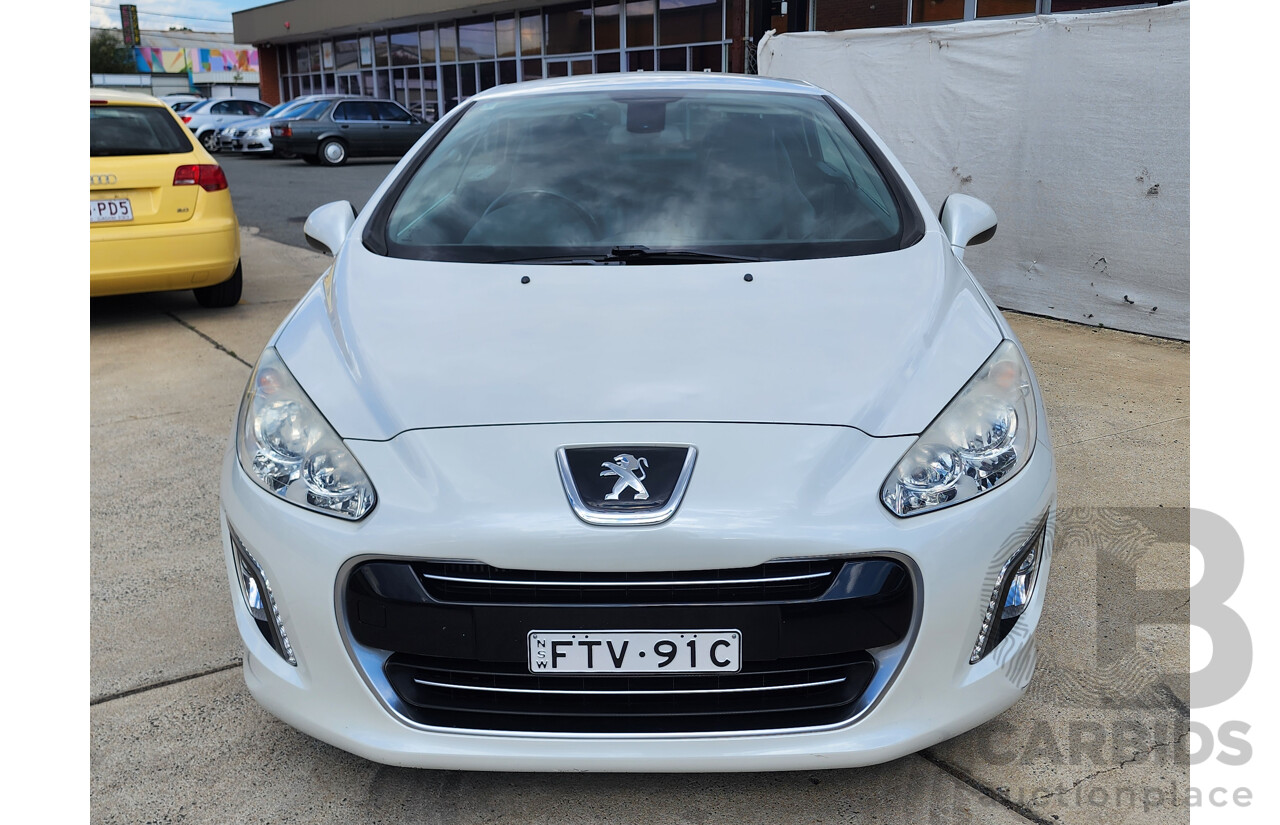 2/2015 Peugeot 308 CC Allure Turbo 11 UPGRADE 2d Cabriolet White 1.6L