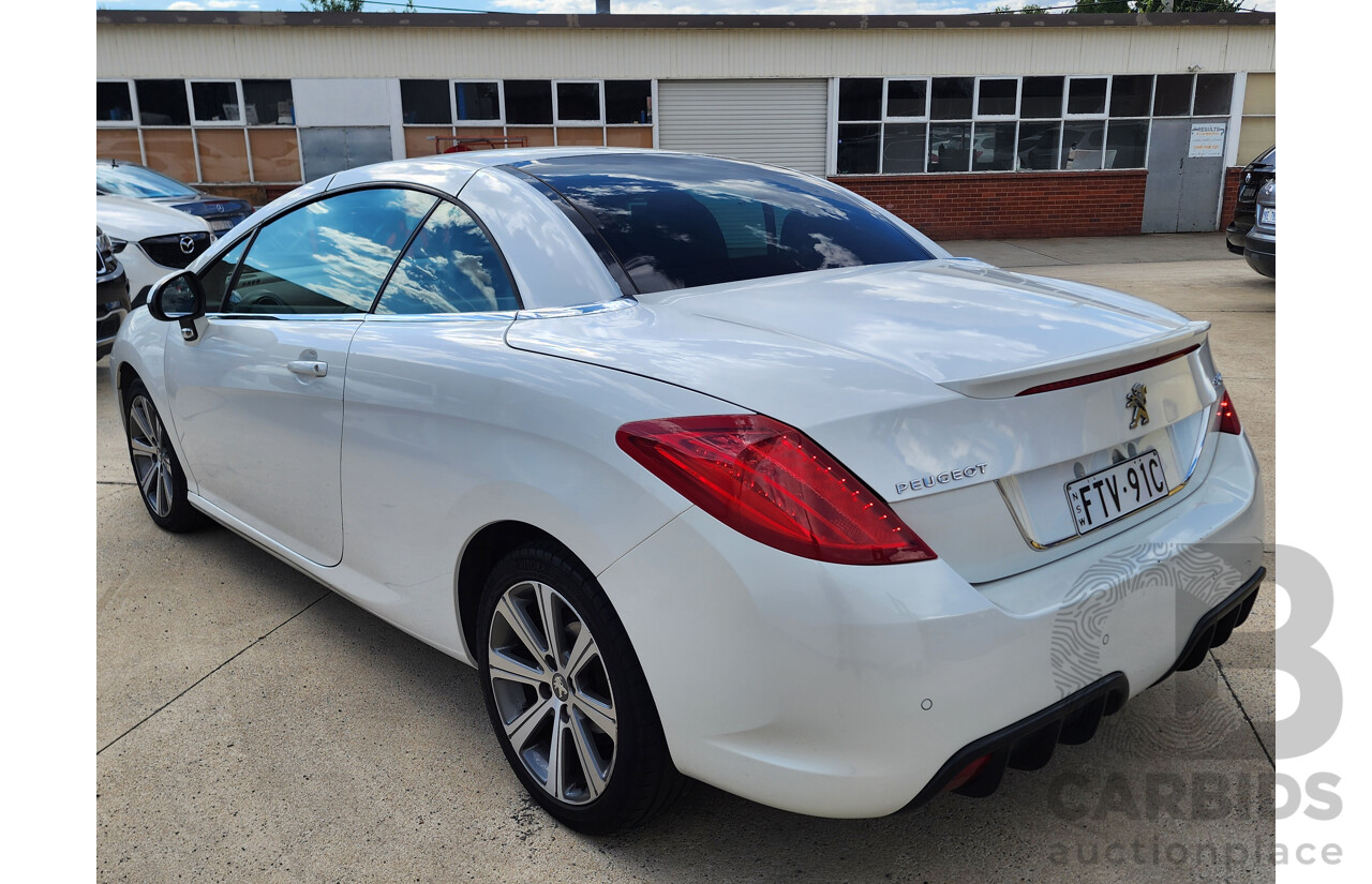 2/2015 Peugeot 308 CC Allure Turbo 11 UPGRADE 2d Cabriolet White 1.6L