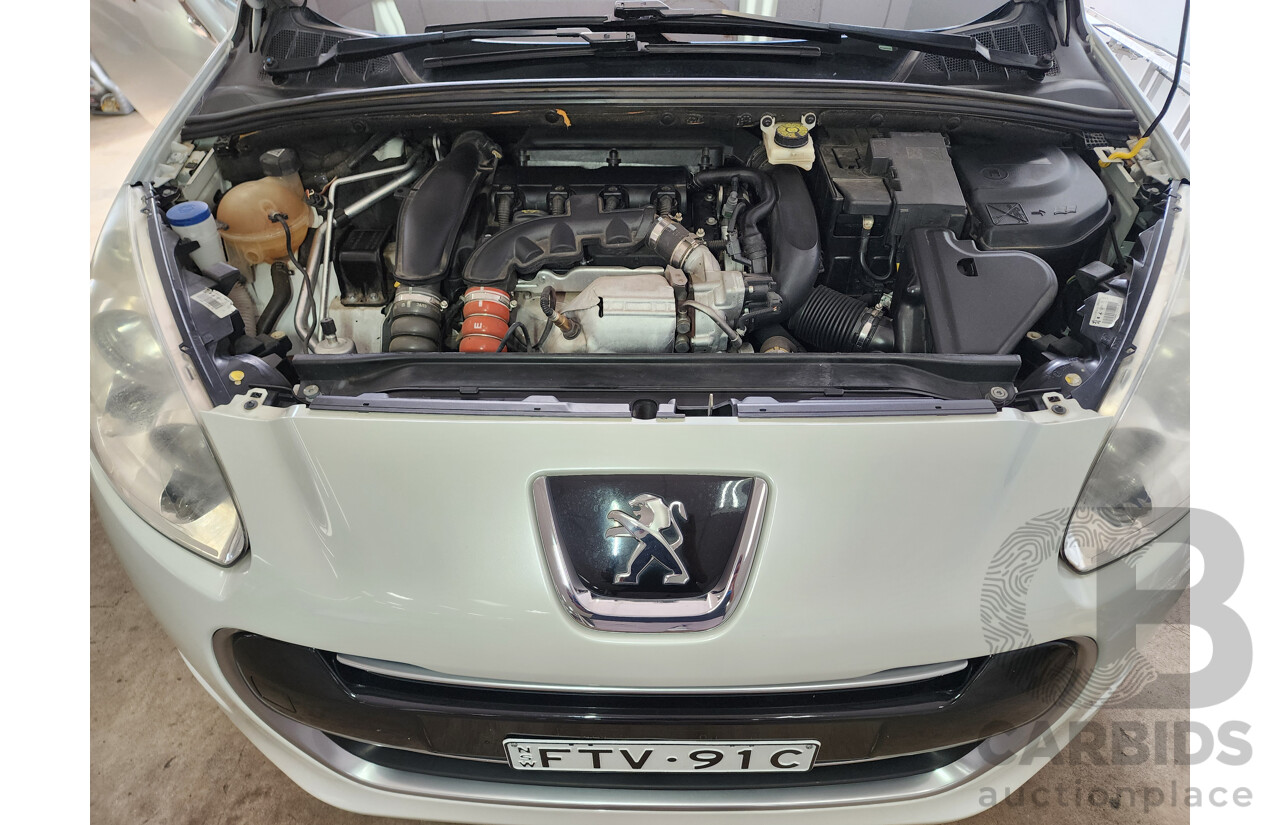 2/2015 Peugeot 308 CC Allure Turbo 11 UPGRADE 2d Cabriolet White 1.6L