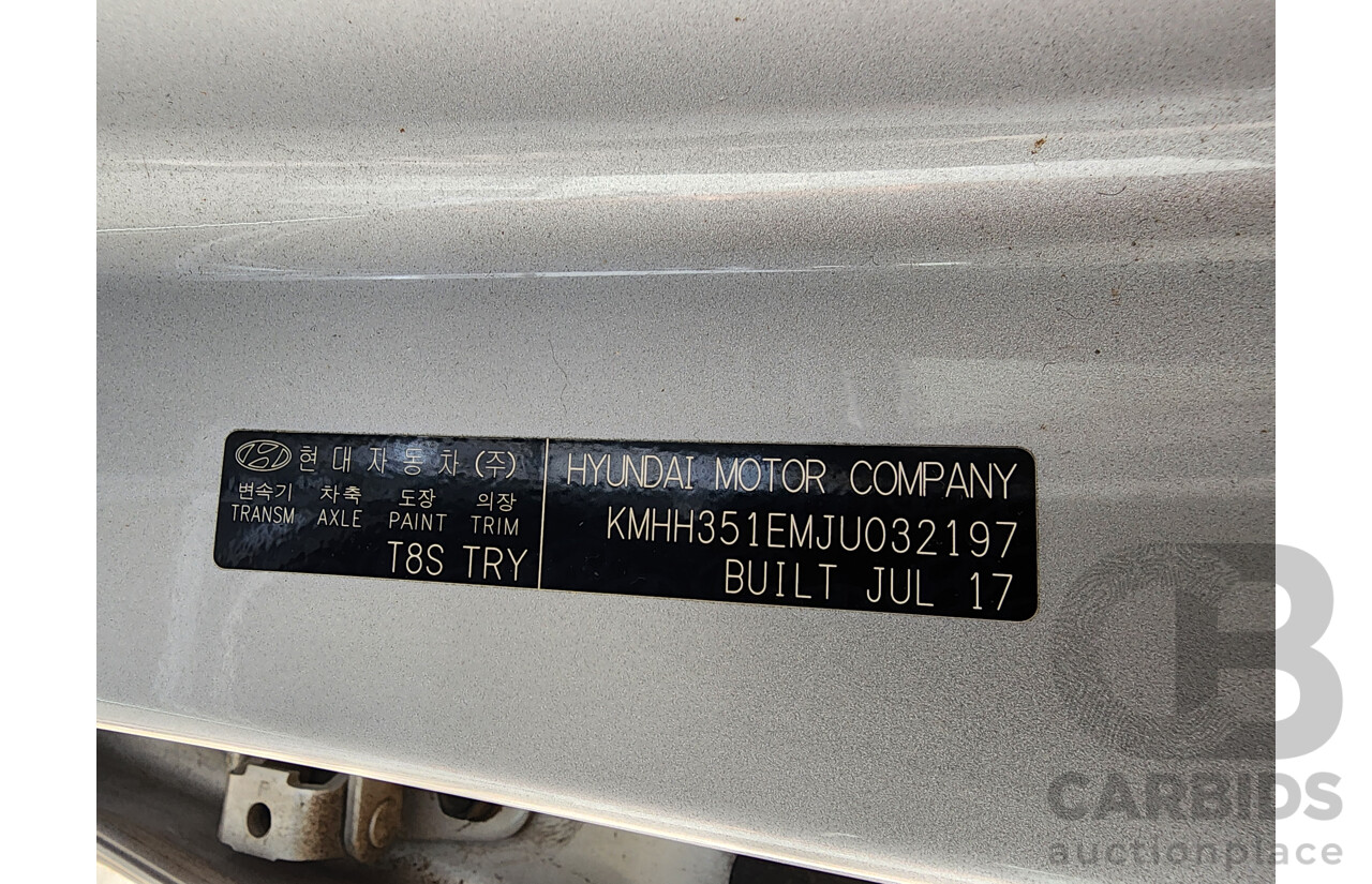 9/2017 Hyundai i30 Active PD MY17 5d Hatchback Silver 1.8L