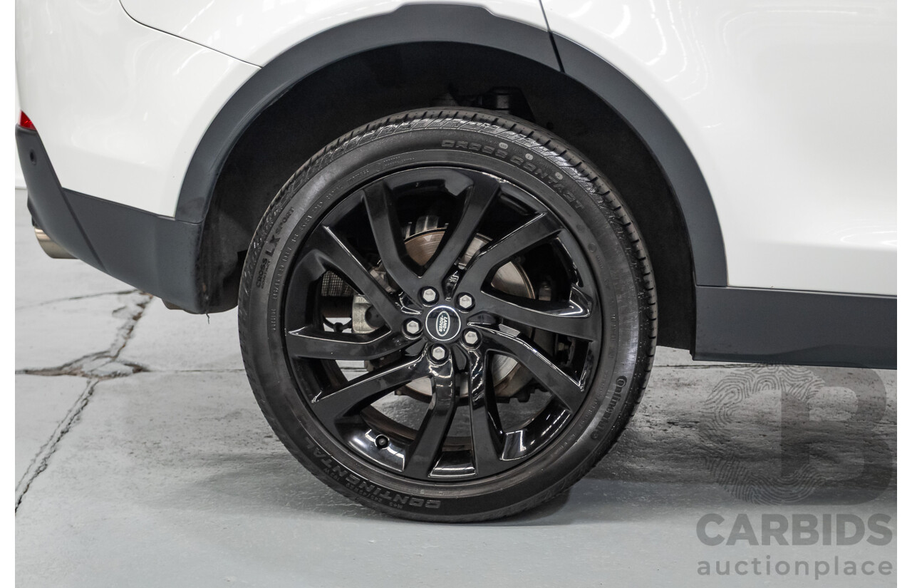 11/2017 Land Rover Discovery Sport TD4 (132kW) HSE (AWD) L550 MY18 4D Wagon Polaris White Turbo Diesel 2.0L - 7 Seats