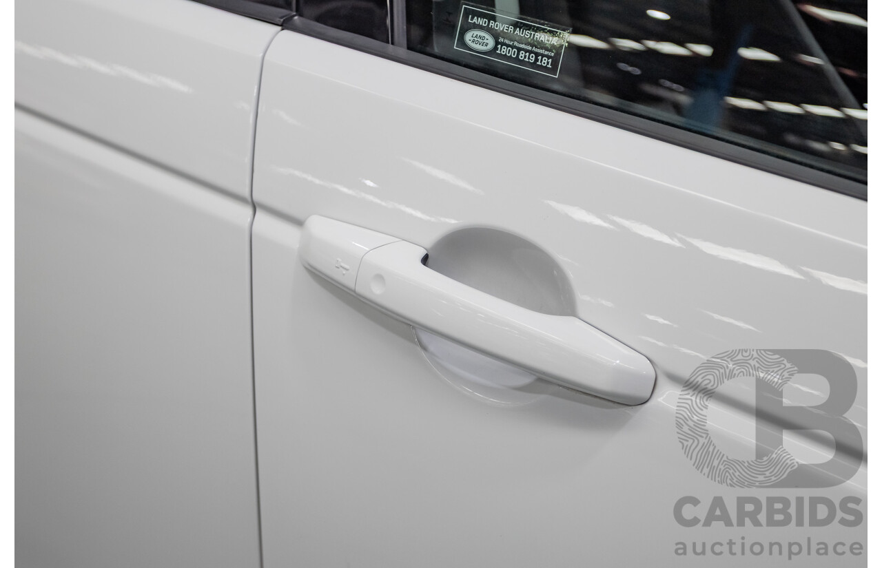 11/2017 Land Rover Discovery Sport TD4 (132kW) HSE (AWD) L550 MY18 4D Wagon Polaris White Turbo Diesel 2.0L - 7 Seats