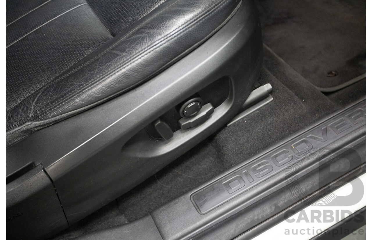 11/2017 Land Rover Discovery Sport TD4 (132kW) HSE (AWD) L550 MY18 4D Wagon Polaris White Turbo Diesel 2.0L - 7 Seats