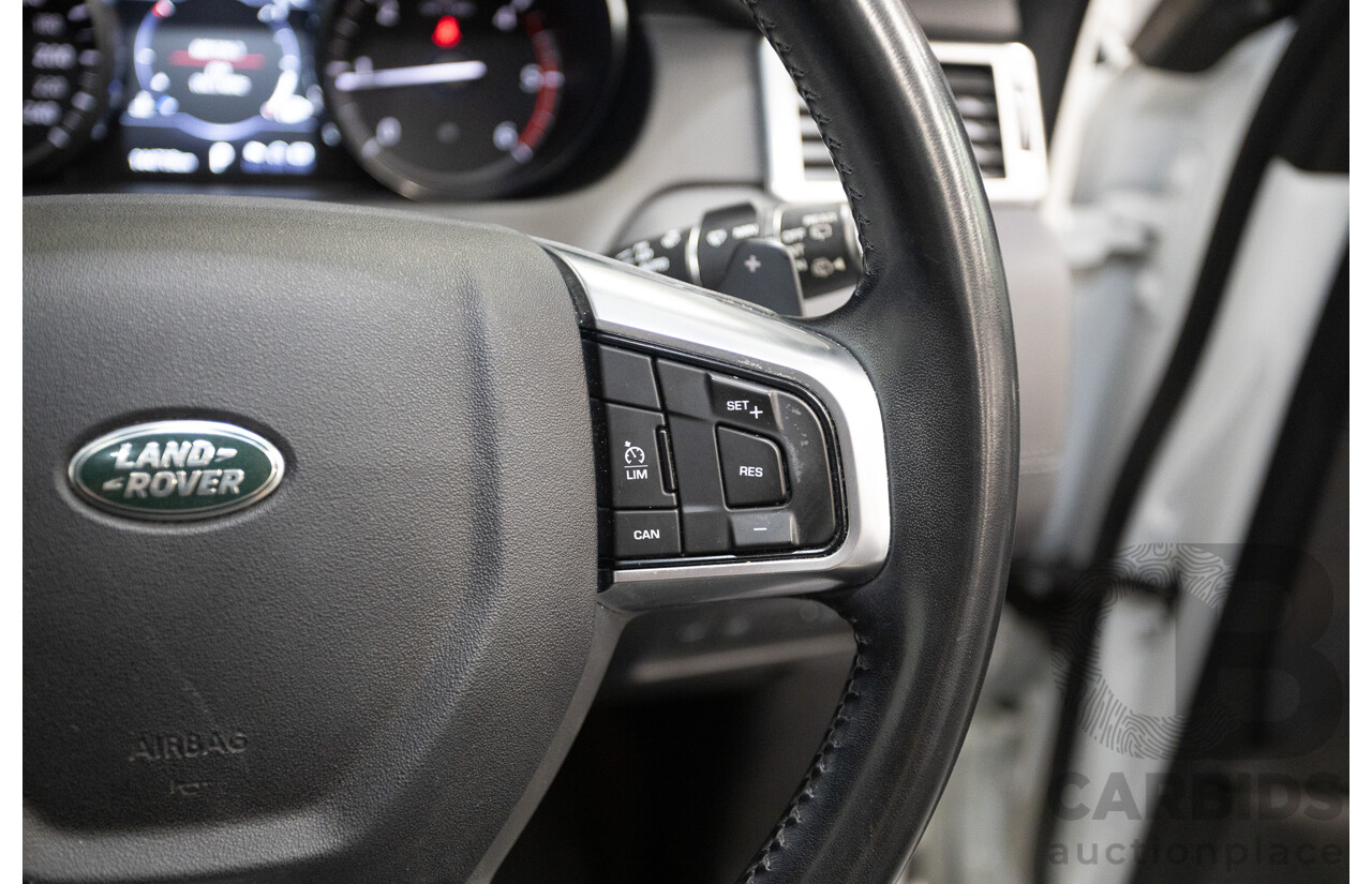 11/2017 Land Rover Discovery Sport TD4 (132kW) HSE (AWD) L550 MY18 4D Wagon Polaris White Turbo Diesel 2.0L - 7 Seats