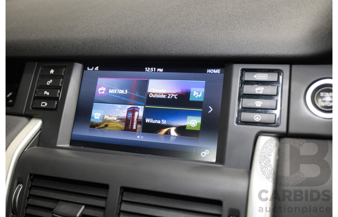 11/2017 Land Rover Discovery Sport TD4 (132kW) HSE (AWD) L550 MY18 4D Wagon Polaris White Turbo Diesel 2.0L - 7 Seats