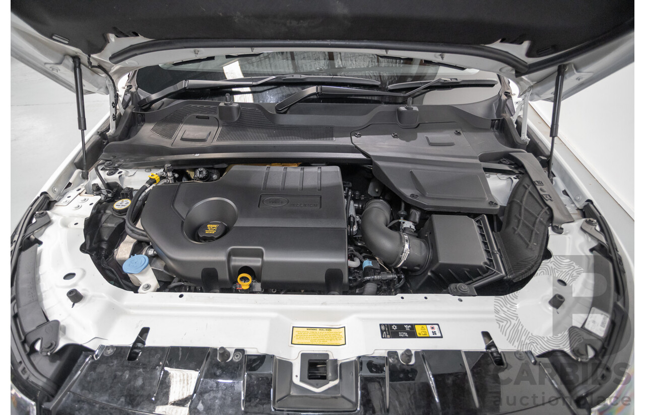 11/2017 Land Rover Discovery Sport TD4 (132kW) HSE (AWD) L550 MY18 4D Wagon Polaris White Turbo Diesel 2.0L - 7 Seats