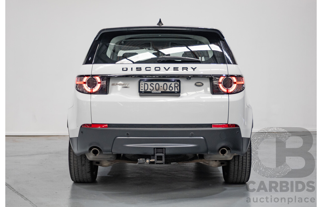 11/2017 Land Rover Discovery Sport TD4 (132kW) HSE (AWD) L550 MY18 4D Wagon Polaris White Turbo Diesel 2.0L - 7 Seats