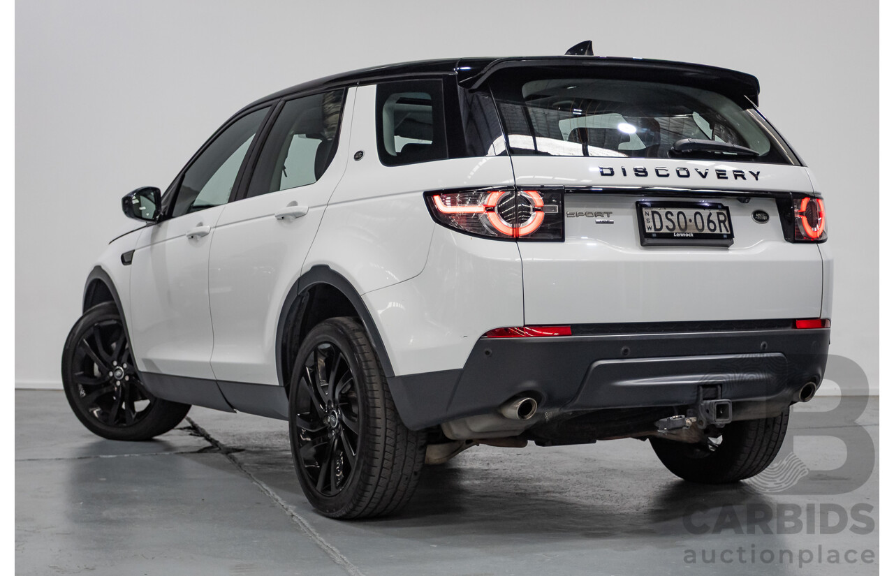 11/2017 Land Rover Discovery Sport TD4 (132kW) HSE (AWD) L550 MY18 4D Wagon Polaris White Turbo Diesel 2.0L - 7 Seats
