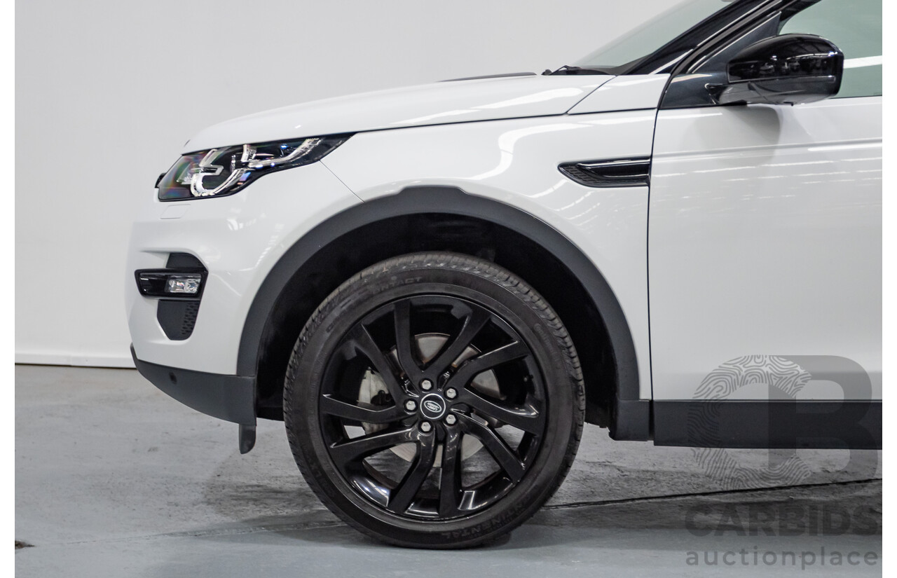 11/2017 Land Rover Discovery Sport TD4 (132kW) HSE (AWD) L550 MY18 4D Wagon Polaris White Turbo Diesel 2.0L - 7 Seats