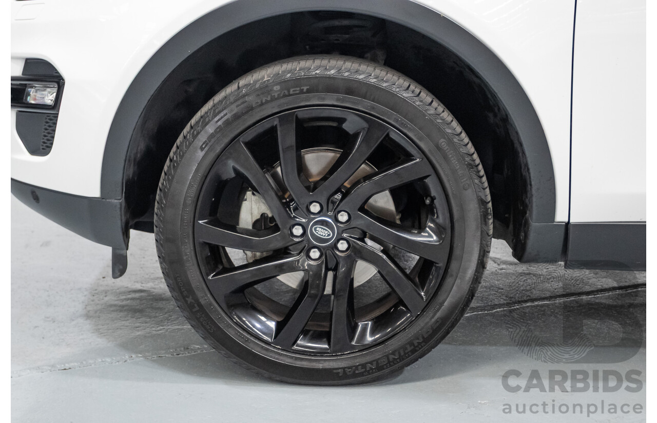 11/2017 Land Rover Discovery Sport TD4 (132kW) HSE (AWD) L550 MY18 4D Wagon Polaris White Turbo Diesel 2.0L - 7 Seats