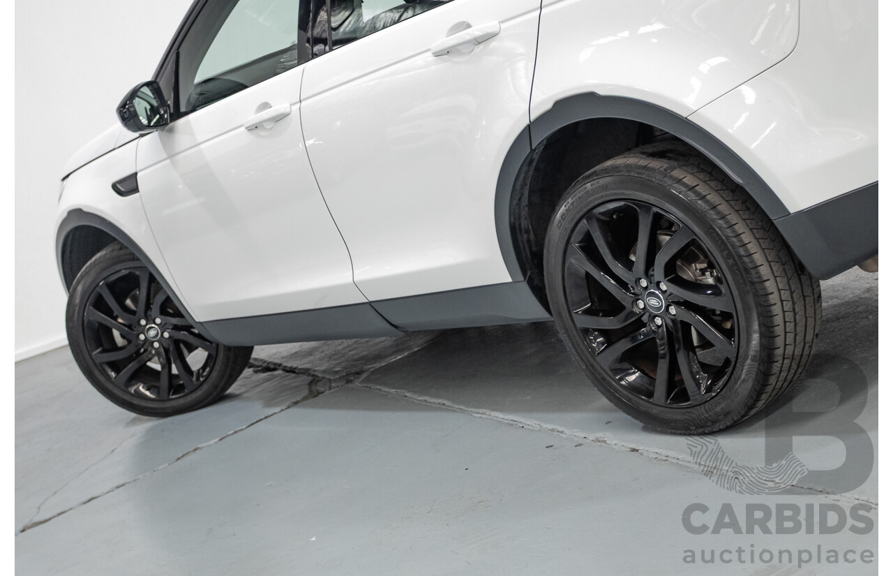 11/2017 Land Rover Discovery Sport TD4 (132kW) HSE (AWD) L550 MY18 4D Wagon Polaris White Turbo Diesel 2.0L - 7 Seats