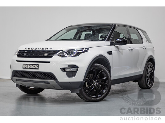 11/2017 Land Rover Discovery Sport TD4 (132kW) HSE (AWD) L550 MY18 4D Wagon Polaris White Turbo Diesel 2.0L - 7 Seats