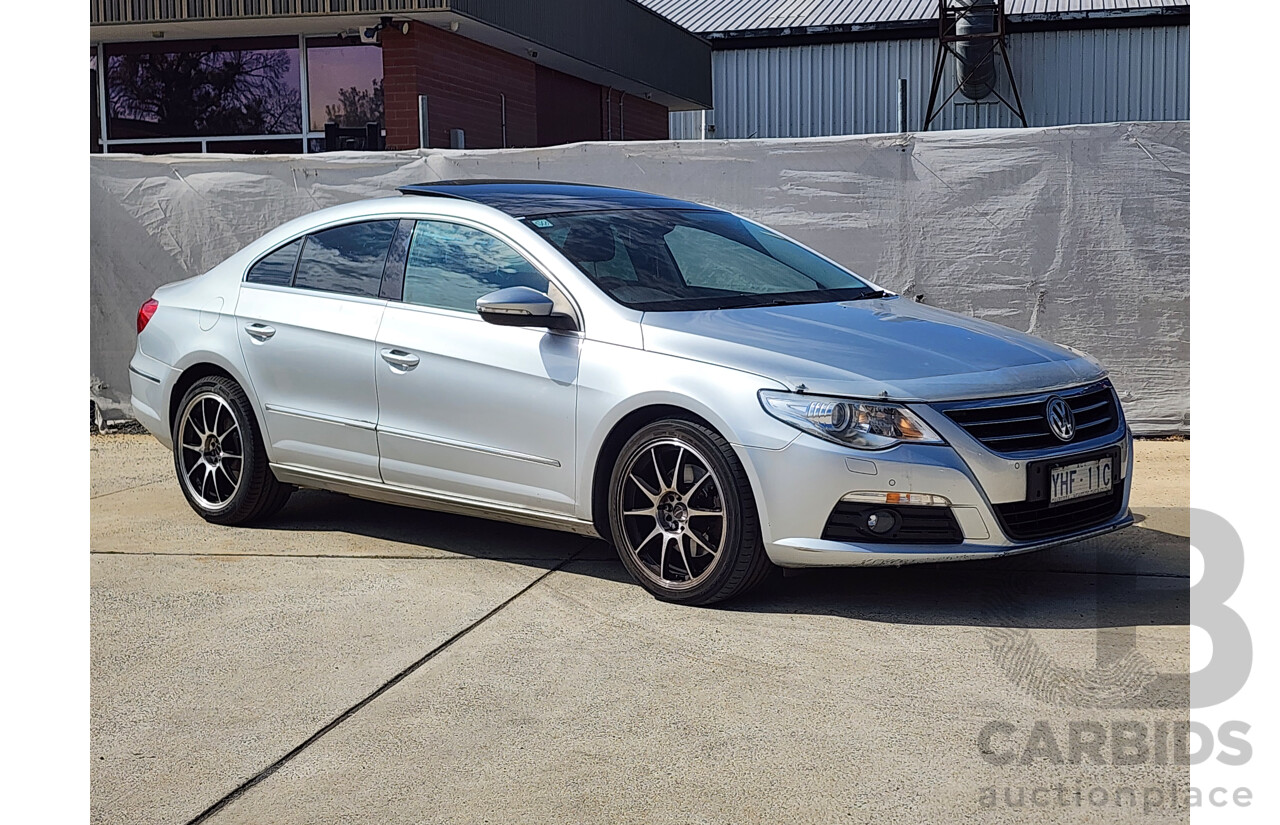 10/2010 Volkswagen Passat Cc 125 TDI 3C MY10 4d Coupe Silver 2.0L