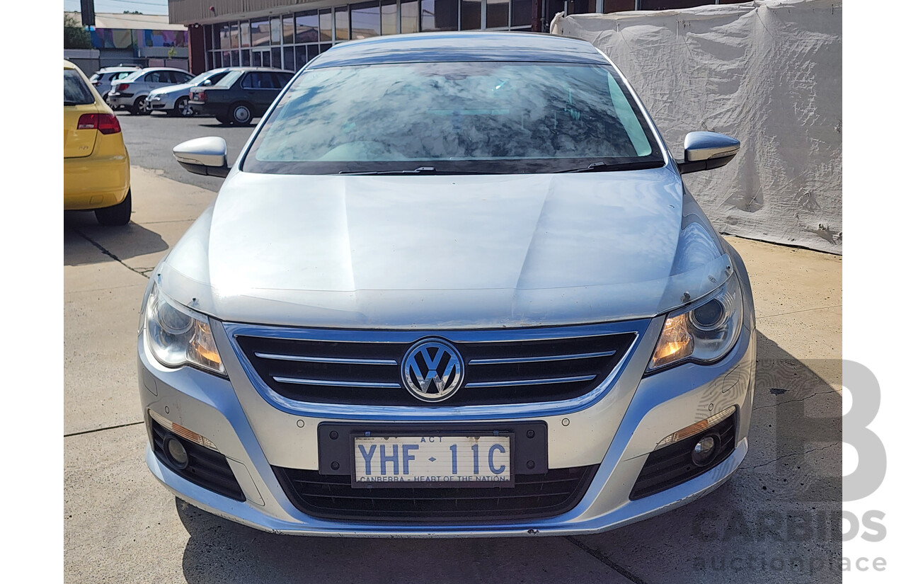 10/2010 Volkswagen Passat Cc 125 TDI 3C MY10 4d Coupe Silver 2.0L