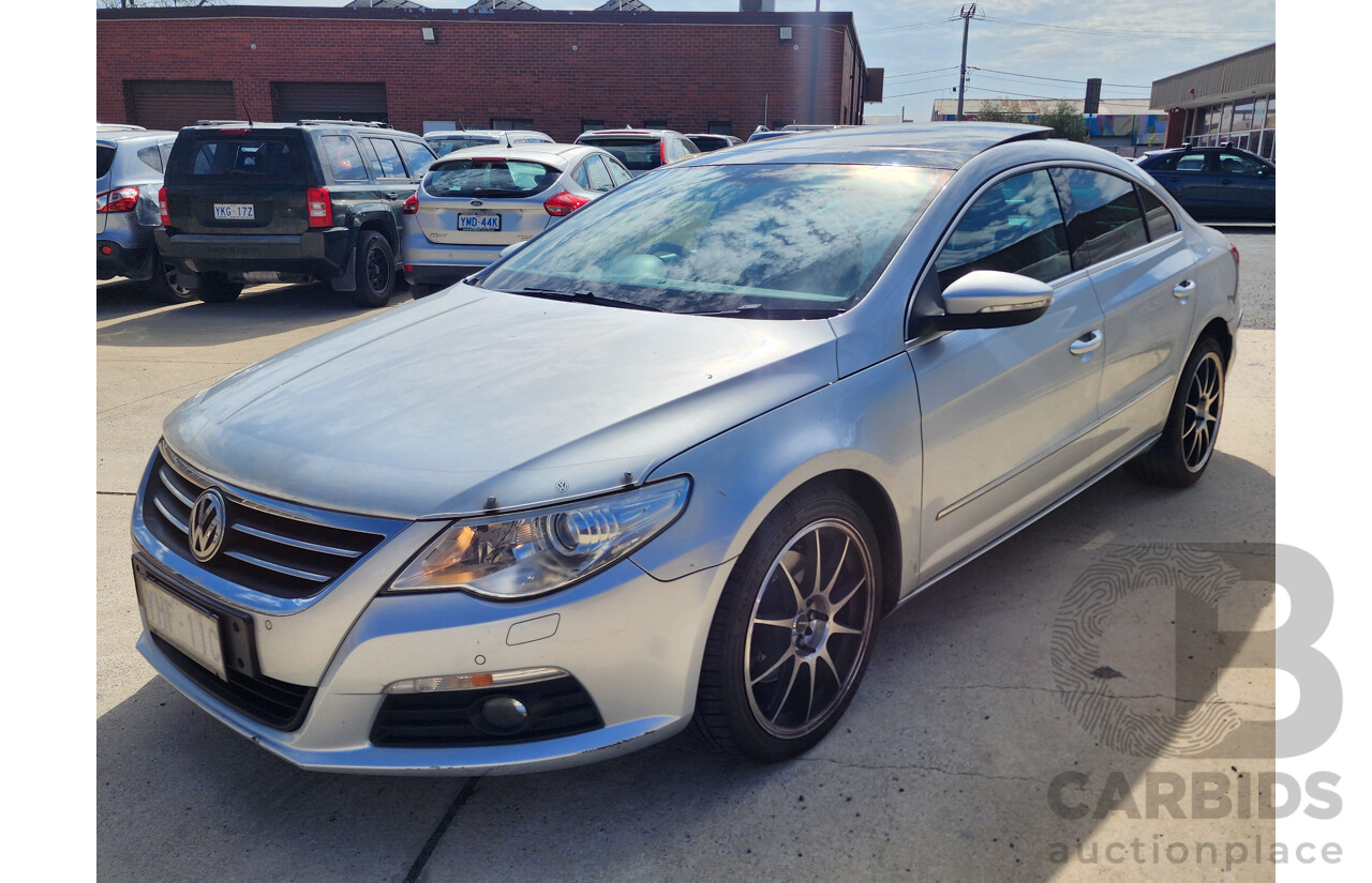 10/2010 Volkswagen Passat Cc 125 TDI 3C MY10 4d Coupe Silver 2.0L
