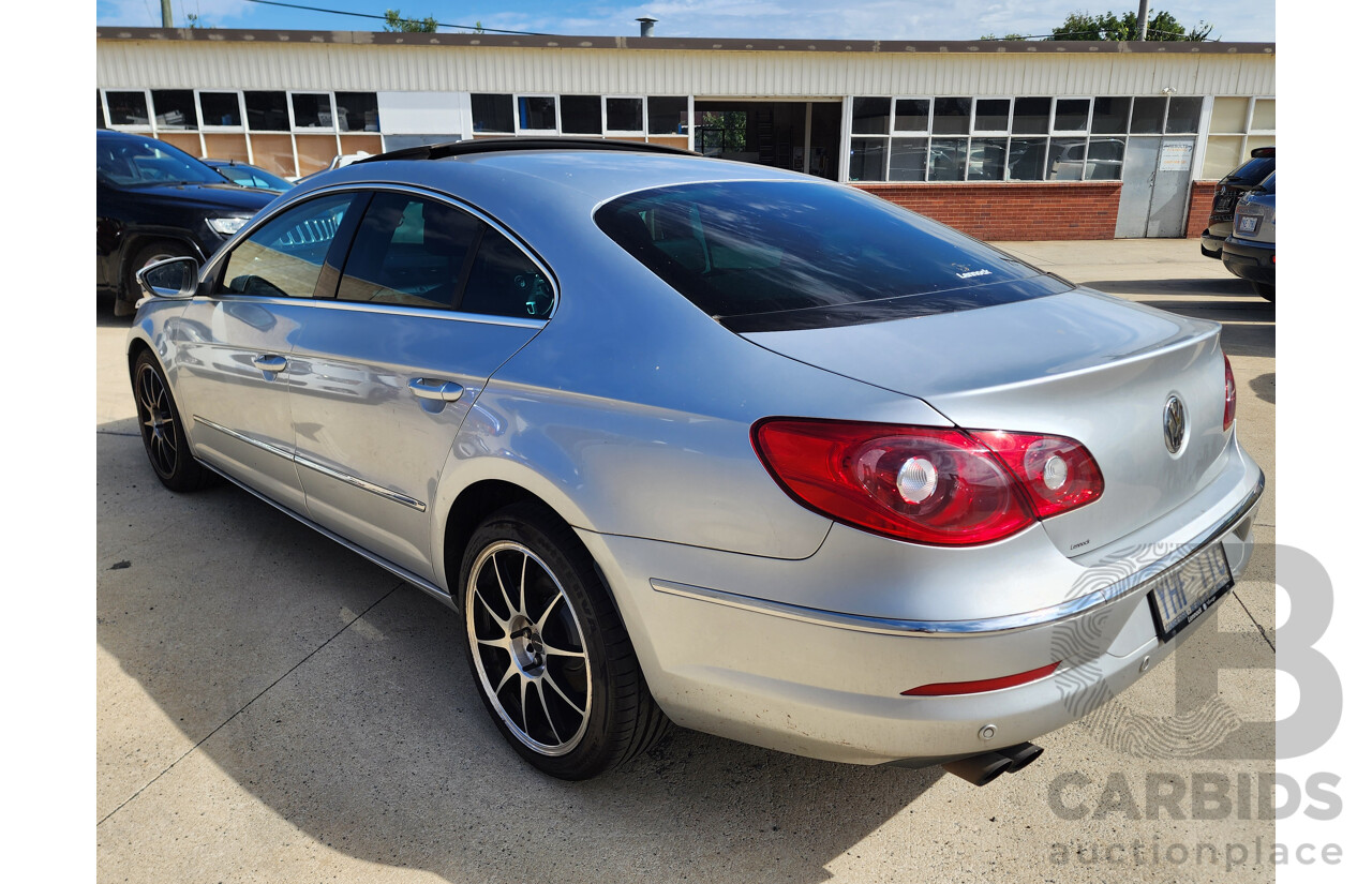 10/2010 Volkswagen Passat Cc 125 TDI 3C MY10 4d Coupe Silver 2.0L